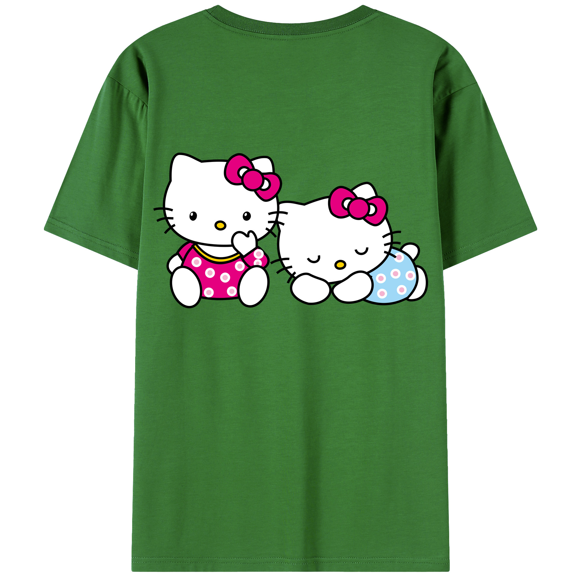 （画像用） Hello Kitty ハローキティ レディース半袖Tシャツ(バックプリント)
